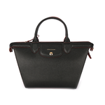 LONGCHAMP 硬殼牛皮水餃二用包/黑色, , large