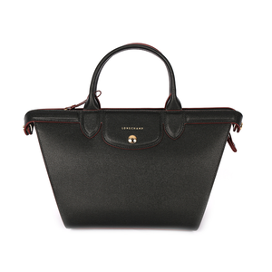 LONGCHAMP 硬殼牛皮水餃二用包/黑色