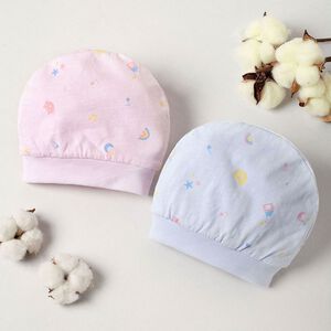純棉嬰兒帽(四季薄款) 顏色隨機出貨