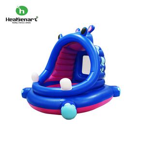 【Healgenart】Bestway 河馬造型遮陽遊戲池 兒童遊戲球池