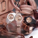 CASIO 卡西歐 G-SHOCK ITZY有娜配戴款 煙燻粉色 粉紅金八角手錶  GMA-S2100MD-4A, , large