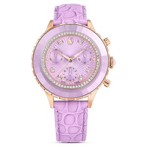 SWAROVSKI 施華洛世奇 Octea Chrono 水晶計時手錶 女錶 送禮推薦-37mm 5690804