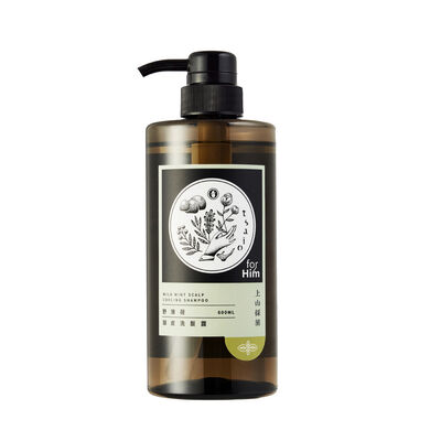 上山採藥男性野薄荷頭皮洗髮露600ml毫升
