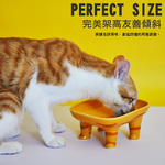 [高安實業]毛核子 陶瓷動物胖胖碗 碗架 貓碗 狗碗 陶瓷 250ml 大容量寵物碗-黑色, , large