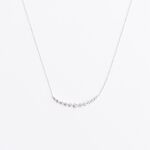 【18K金天然真鑽】A'jane 18K白金 璀璨序列 排鑽項鍊 A032503-002, , large