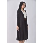 (S) uniqlo質感棉質點點黑色罩衫二手衣, , large