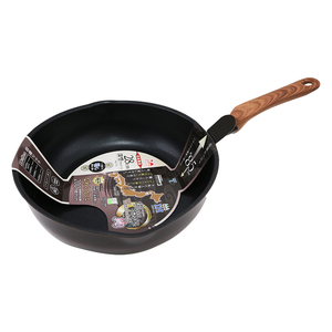 日本製 和樂亭 IH大金不沾深型炒鍋-28cm-1支