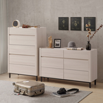 【唯熙傢俱】馬修斯橡木白六斗櫃 抽屜櫃, , large