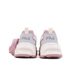 Kixpress-Fila Tassel 女 休閒鞋 運動 復古 老爹鞋 流蘇 小書包吊飾 穿搭 米白 粉紫 [5-J318Y-754], , large