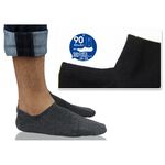 【BVD】男細針低口直角襪子(加大)<鐵灰>B276 男襪 踝襪 襪子, , large