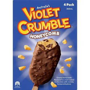 澳洲Violet Crumble巧克脆皮蜂巢糖造型雪糕