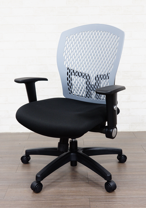 【H&R安室家】台製彈力人體工學護腰椅(電腦椅/辦公椅/升降椅/書桌椅)