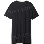 【日本郡是Gunze】日本製 COOLMAGIC 男士機能涼感 V領 短袖 內衣 T-shirt-黑色-M, , large