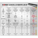 KONIX 88鍵便攜式電子鋼琴S200 專業款電鋼琴, , large