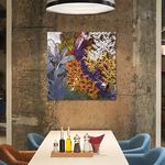 【御畫房】花語系列一 國家一級畫師手繪油畫80×80cm(VF-179), , large
