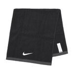 NIKE FUNDAMENTAL TOWEL 浴巾 60x120cm 戶外 運動 家居 簡約 素色 純棉 吸水佳 黑 白, , large