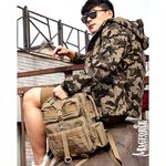 【MAGFORCE】馬蓋先#0529 闊步者小背包 【 1050D 卡其色】  軍規背包 後背包 戰術背包 登山背包 台灣製, , large