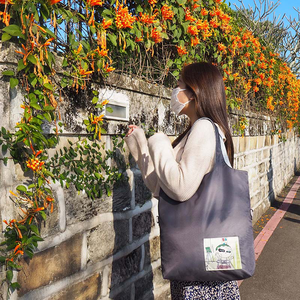 Eco-friendly Dual-Color Reversible tote bag (Forest)
