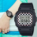 CASIO 卡西歐 BABY-G 格子旗方形女錶 電子錶 BGD-565GS-1, , large