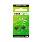 [寶旺旺]  maxell LR41鈕扣型192鹼性電池(1.5V鈕型電池 無鉛 無汞)【盒裝30入】, , large