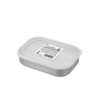 ECHO Rectangular Shallow Stainless Steel Food Storage Container, , large