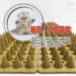 金德恩 GS MALL 台灣製造 一組4入 長條錐形刺板 防野貓 防野狗 野鳥 步道 49x4cm 防爬 釘板 錐形 刺板, , large