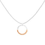 Calvin Klein CK 圓墜半玫瑰金項鍊 母親節送禮推薦 35000453, , large