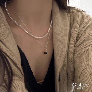 【Gulicc】古莉可 項鍊 設計款 黑夜 圓珠項鍊