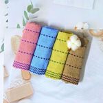[Kaimei Cotton Industry] 12 entered into the group, random and excellent, MIT made in Taiwan, 18 taels of pure cotton adult towel/towel/bath towel-line terms, , large