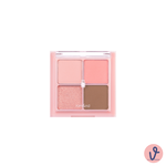 [LaLa V]韓國rom&nd 勝過眼皮 四色眼影盤 W02 DRY PEACH BLOSSOM 乾桃花 6.5g, , large