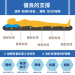 【多利寶寢具】Indian_日式防蟎抗菌三折床墊-雙人, , large