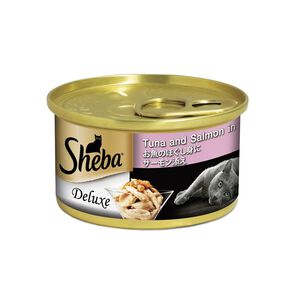 SHEBA Can Tuna  Salmon in Gravy  85g