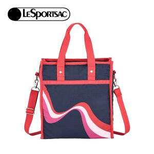 |快速出貨|Lesportsac Medium N/S Tote 中型直式托特包 購物袋/ 復古波浪
