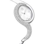 SWAROVSKI 施華洛世奇 Dextera 迷人曲線手鐲式水晶手錶 女錶-29mm(5700996), , large