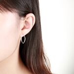 【Angel & Me】極簡 葉葉思念 Leaf s925 純銀 耳環 耳夾 生日 情人節 禮物, , large