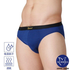 【MORRIES】竹炭透氣紗男比基三角內褲MR731