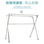 GS MALL 不鏽鋼X型雙桿衣架 不鏽鋼衣架 棉被架 雙桿衣架 收納架 衣櫥架 晾曬架 曬衣桿 衣架, , large