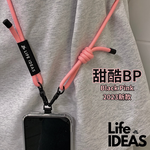 【生活好電子】甜酷粉 手機掛繩+墊夾片 高品質 調節手工繩 手機背帶 手機繩 掛繩 鋅合金 絕不生鏽！, , large