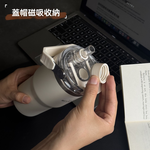 【H&R安室家】SITARAYURI磁吸蓋附吸管可手提304不鏽鋼保溫杯600ml(H15), , large