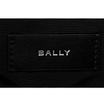 BALLY Mythos 紅白條紋再生牛皮手提/斜背二用包/黑色, , large
