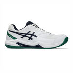 Asics Gel-dedicate 8 2E 男 網球鞋 寬楦 穩定 靈活 抗扭 白 綠 [1041A410-105], , large