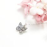 【Angel & Me】帝王斑蝶 蝴蝶 s925 純銀項鍊 生日 情人節 禮物, , large