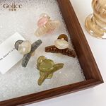 【Gulicc】古莉可 髮夾 韓版果凍色愛心小抓夾 4件套, , large