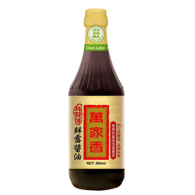 萬家香鮮露醬油595ml
