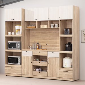 【Homelike】喜家居7.3尺組合餐櫃-梧桐雙色(2247)