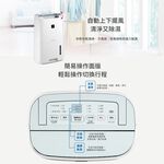SHARP 8 Pings Grade 1 Energy Saving Auto Sterilization Ion Powerful Dehumidifier DW-LT6HT-W, , large