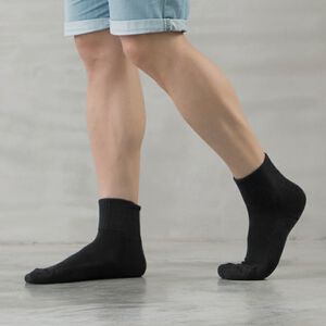 【現貨】MIT台灣製機能抗菌萊卡除臭襪氣墊短襪-男 P2225