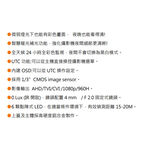 昌運監視器 環名HME HM-WM1 200萬 4mm 四合一 防水型暖光攝影機 暖光15-20M, , large