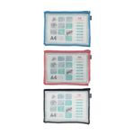 【PENROTE 筆樂】A4網紗收納袋 藏青, , large