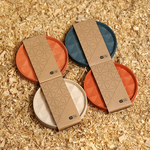 re-ing Bamboo Fiber Plates-3Piece Round plates-Beige, , large